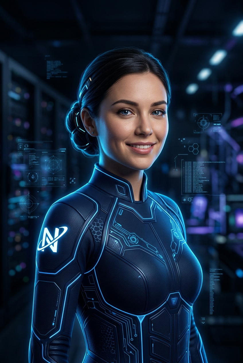Nia 3D Avatar Mascot